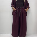 pantalone ampio con cintura pantagonna